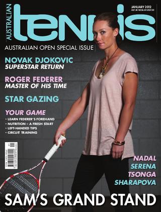 Magazine cover of January 2012 issue &ldquo;Sam's Grand Slam (Australian Open Special Issue)&rdquo;