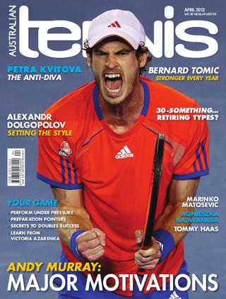 Magazine cover of April 2012 issue &ldquo;Andy Murray: Major Motivations&rdquo;