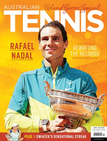 Magazine cover of June/July 2022 issue “Roland Garros Special”