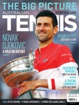 Magazine cover of Australian Tennis Magazine – June/July 2021 issue “The Big Picture – Grow your Game”